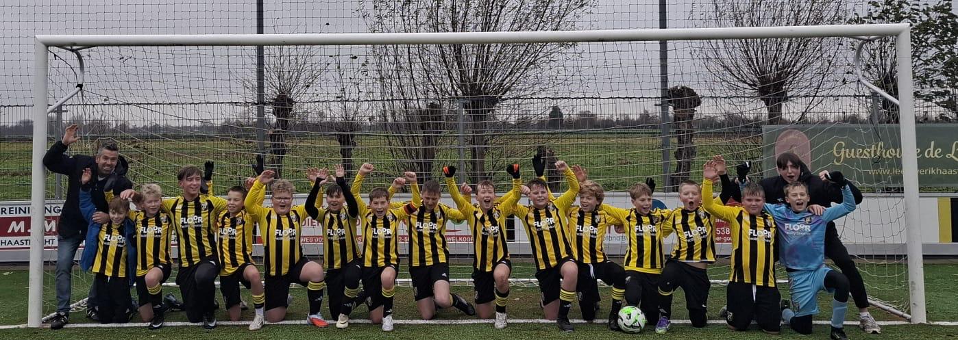 JO13-1 Winterkampioen met nog 1 wedstrijd te gaan!