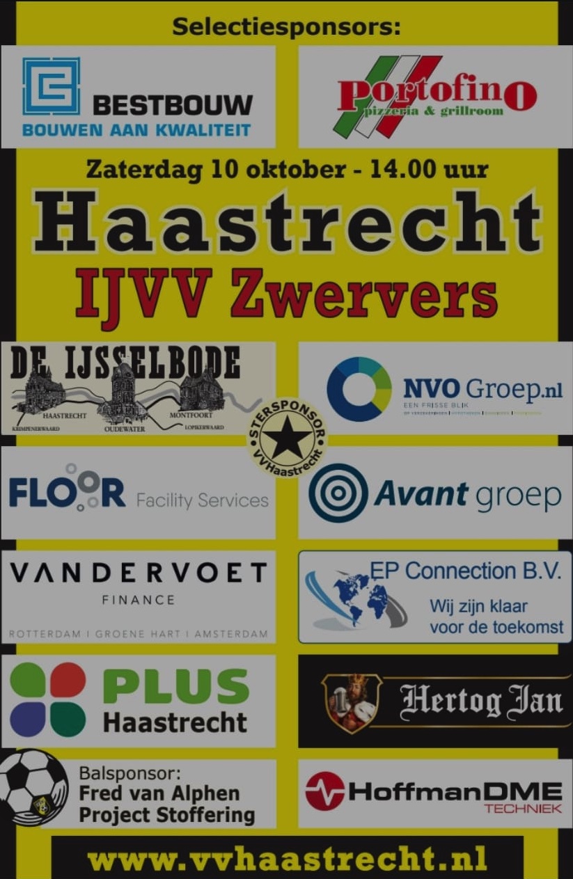 Balsponsor VVH 1 - IJVV Zwervers 1 -- Fred van Alphen - Project Stoffering --