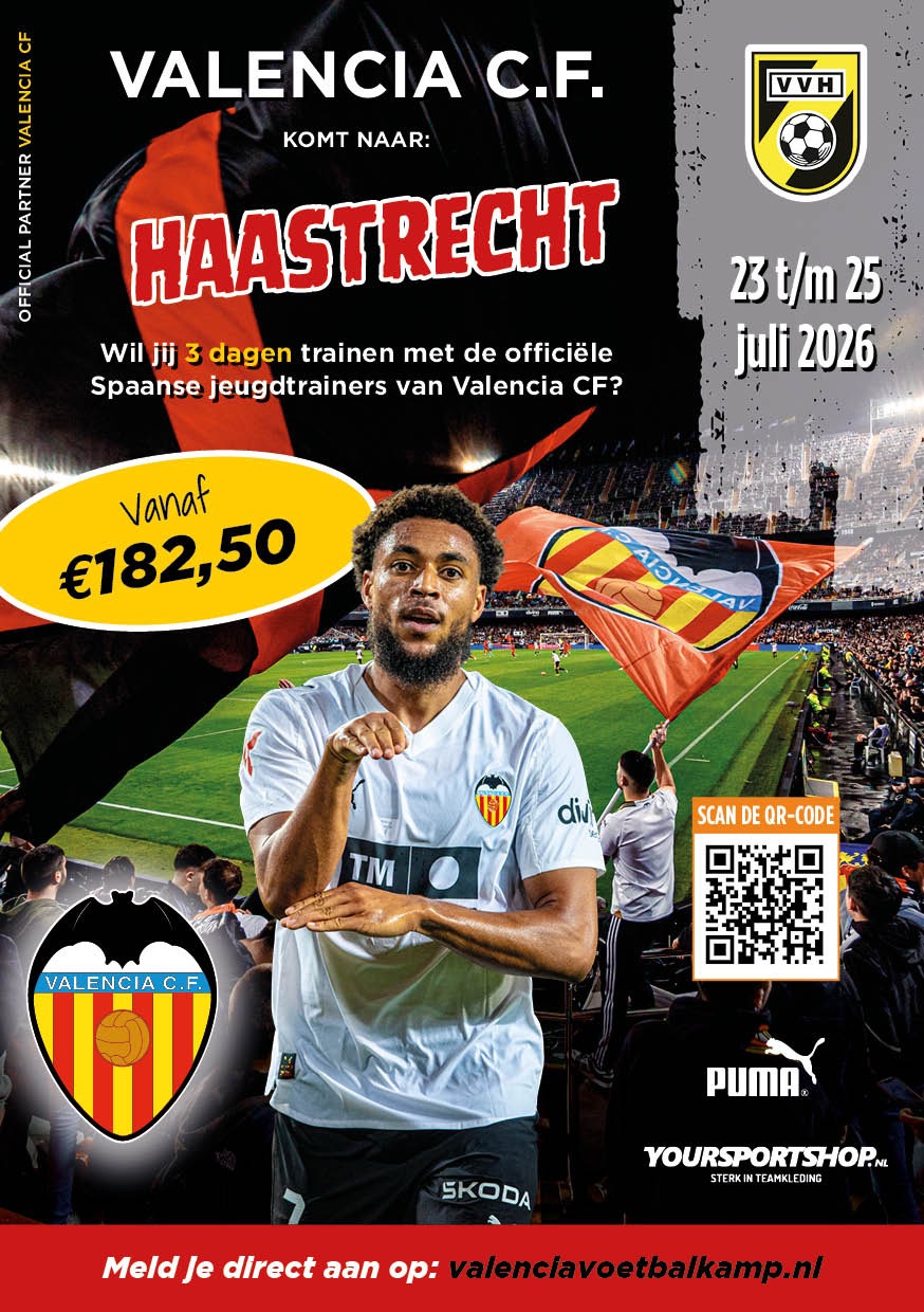 71% volgeboekt: schrijf je nu in voor Valencia Voetbalkamp Haastrecht