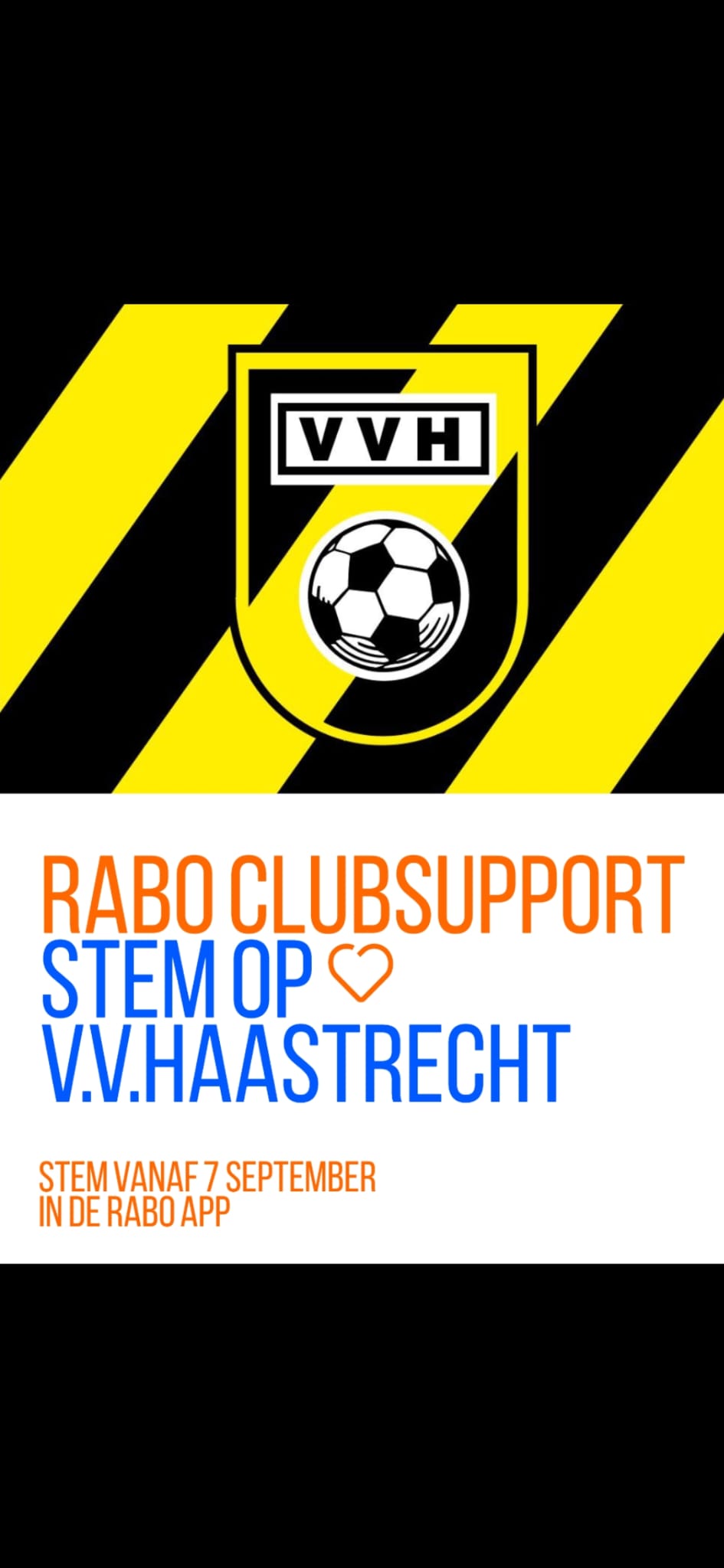 Steun VV Haastrecht met Rabo ClubSupport!