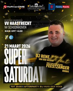 SUPER SATERDAY, 21 MAART🥳!